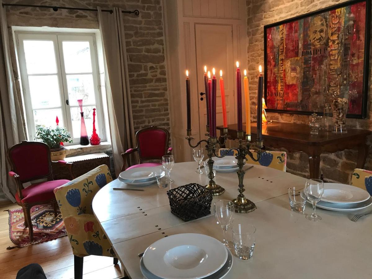 Le Relais De Scisse Hotell Saint-Gengoux-de-Scissé Exteriör bild